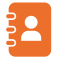 Mac James ICONS_JULY11 orange- book Mac James ICONS_JULY11 orange- book